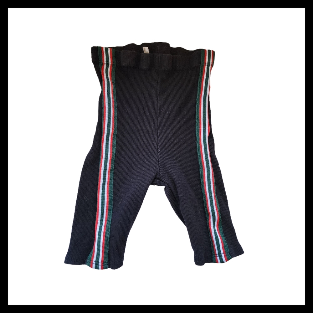 Women's Black Ribbed Bike Shorts